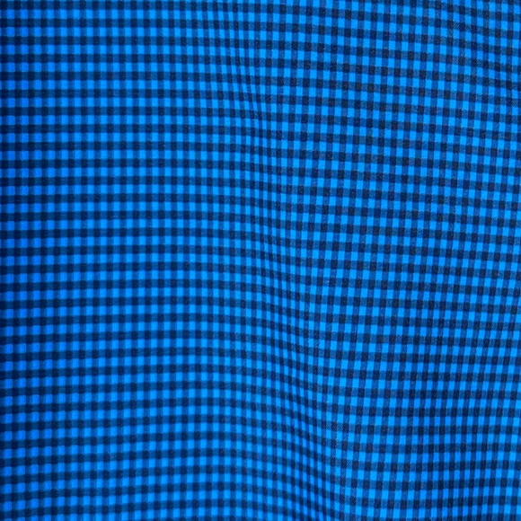 PGA Tour Men's Blue Patterned Flat Front Shorts - Picture 3 of 5